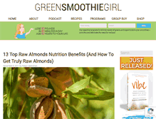Tablet Screenshot of 12-step-blog.greensmoothiegirl.com
